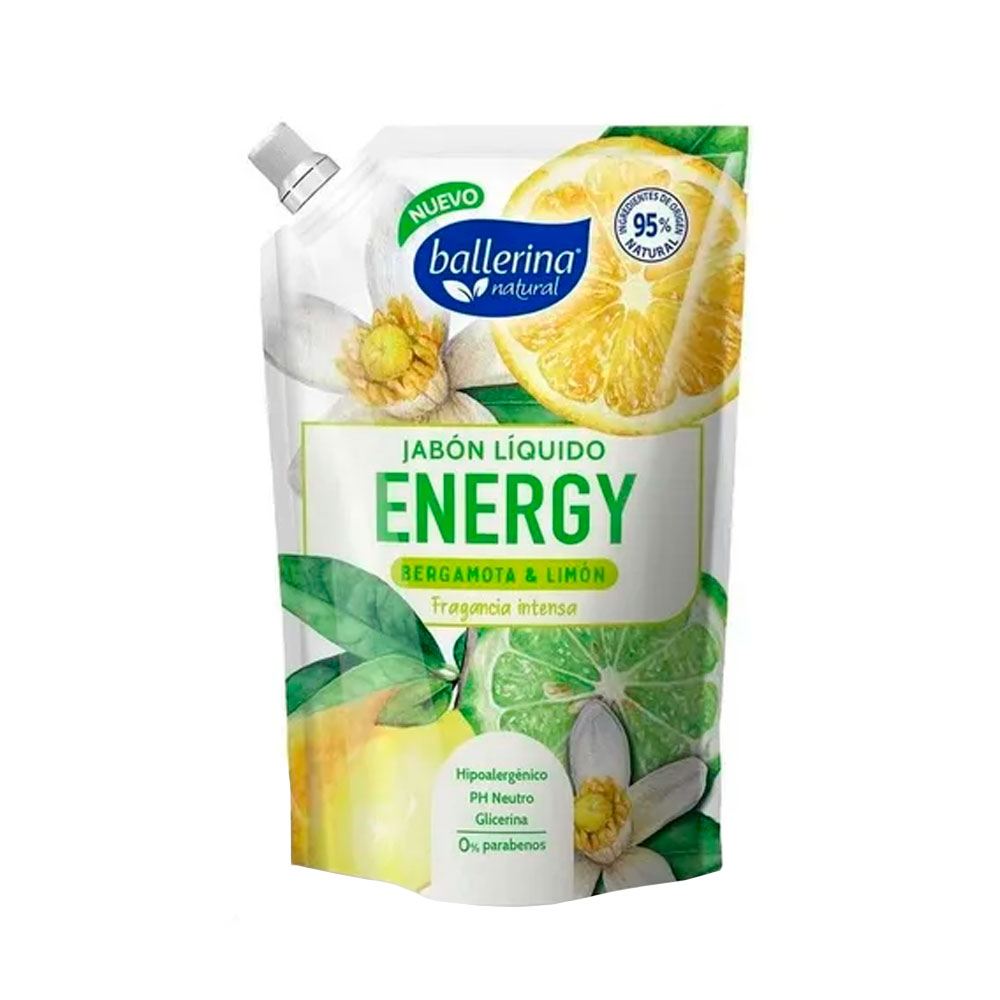 Jabón Ballerina Energy Doypack 750 ml