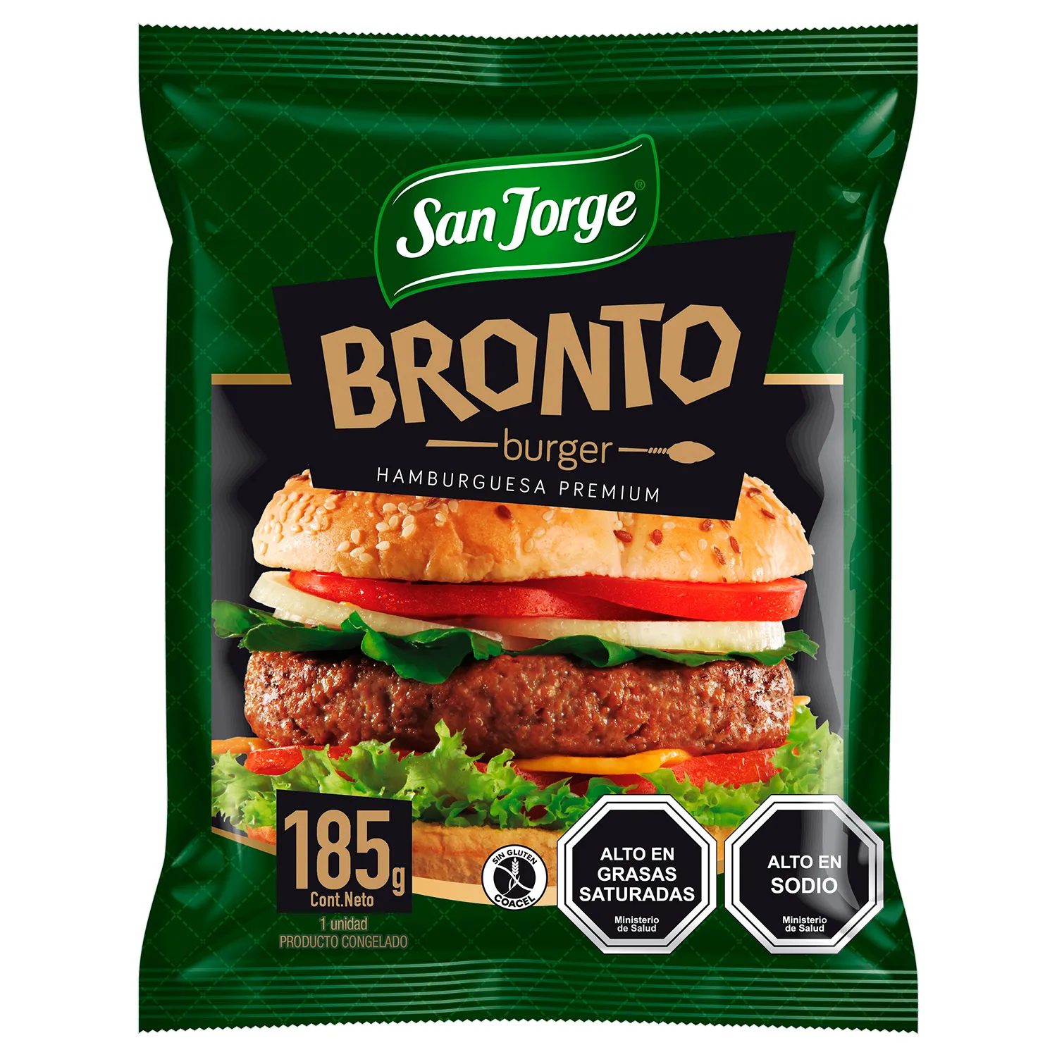 Hamburguesa San Jorge Bronto Burger 185 grs.
