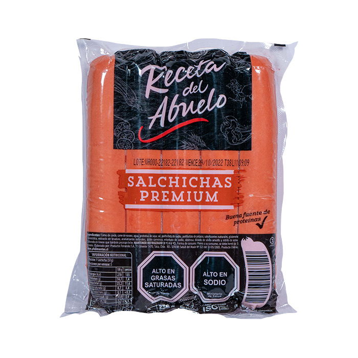 Salchicha Premium Receta Del Abuelo 250 grs.