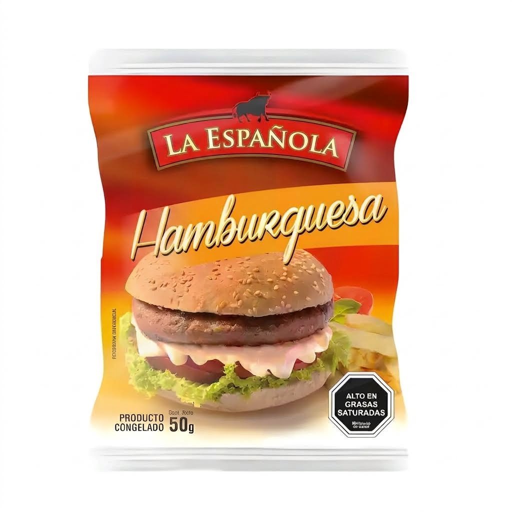 Hamburguesa La Española 50 grs.
