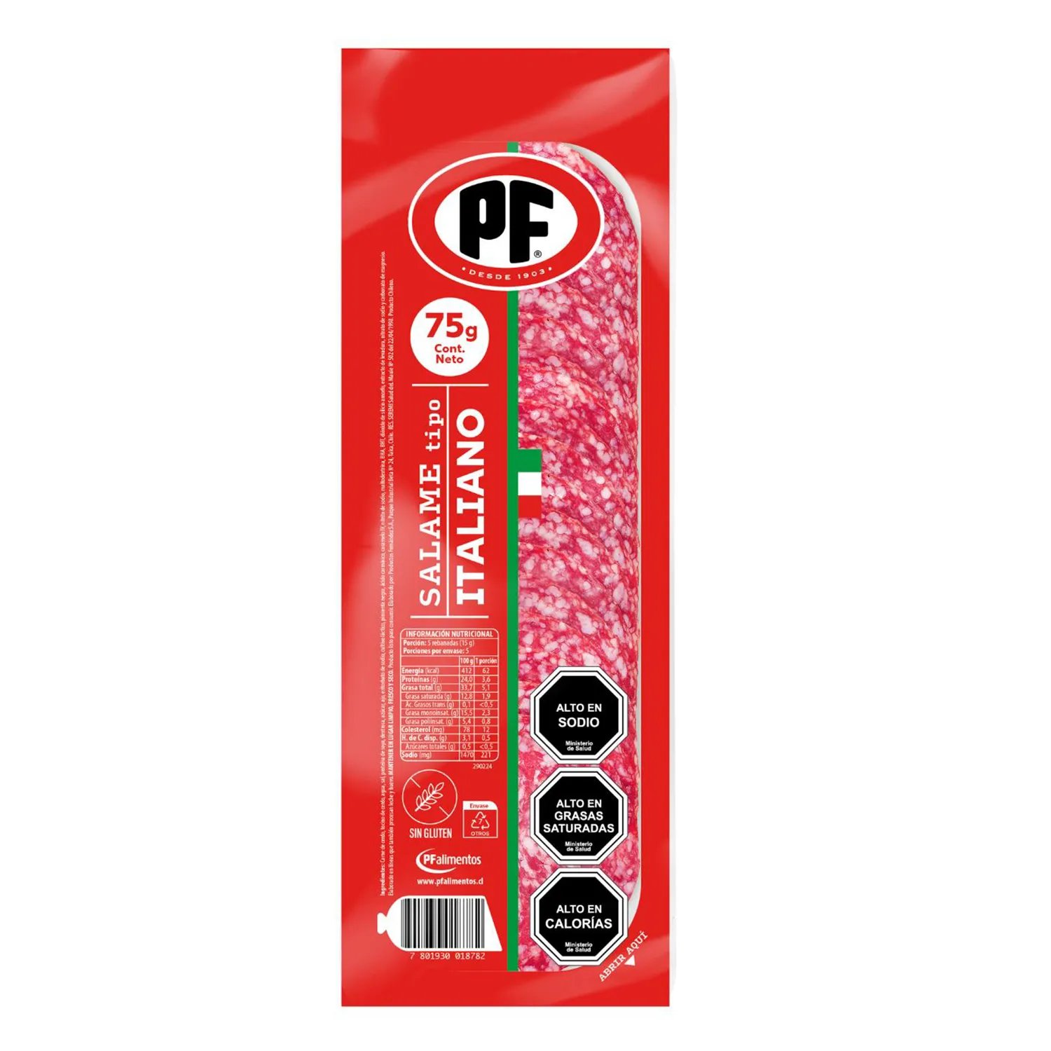 Salame Italiano Pf 75 grs.
