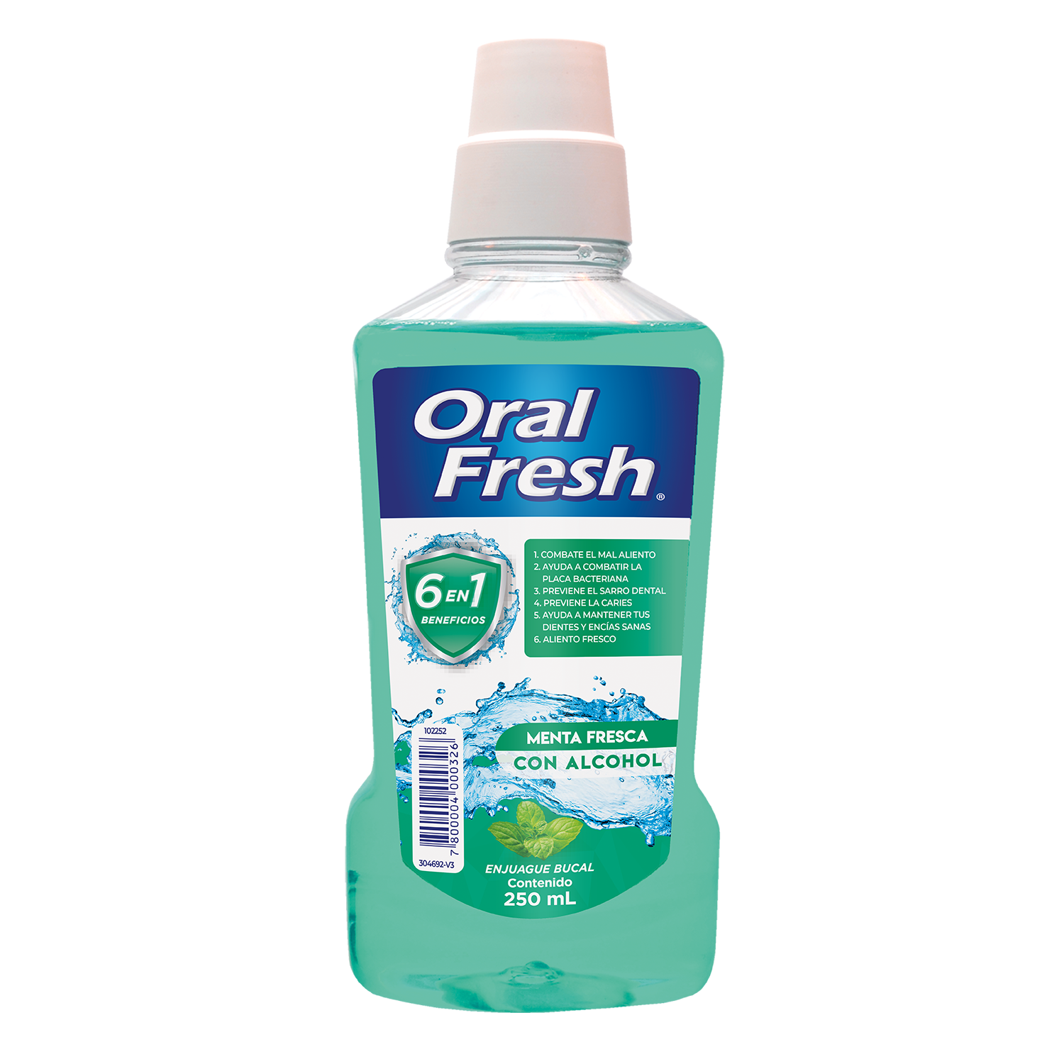 Enjuague Oral Fresh Menta Fresca 250 ml