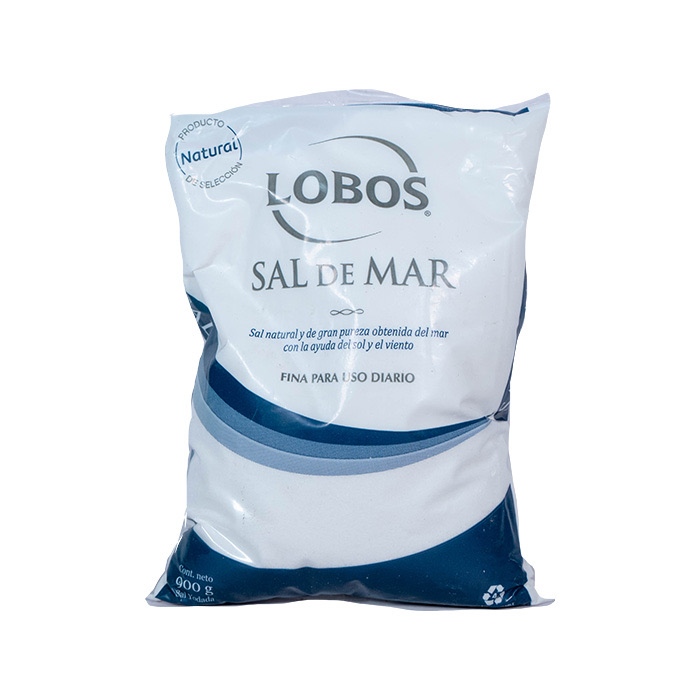 Sal de Mar Fina Lobos 900 grs.