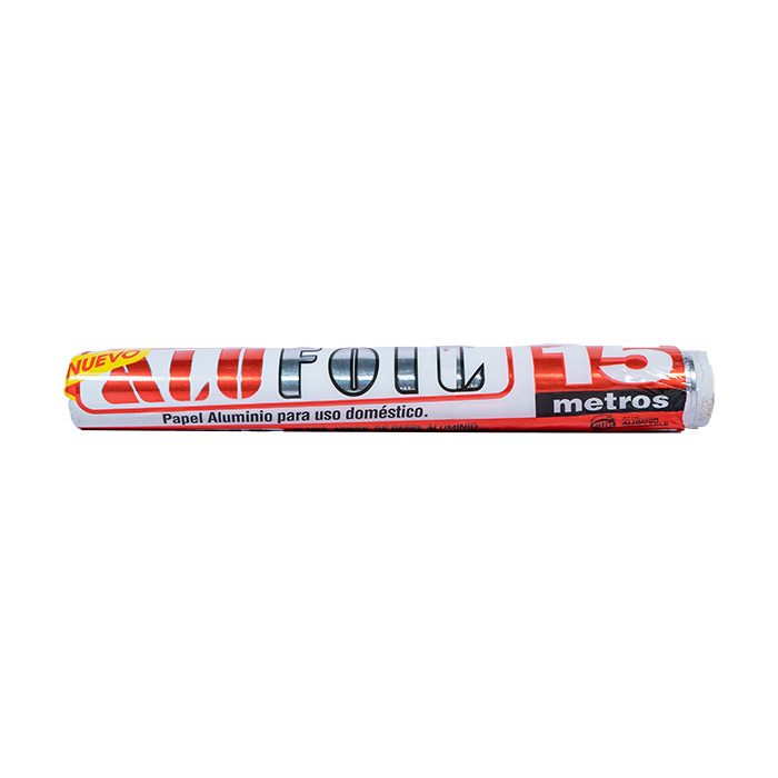 Papel Aluminio Alufoil 15 m 1 un