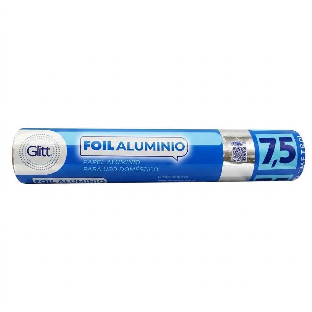 Rollo Aluminio Glitter 7.5 m