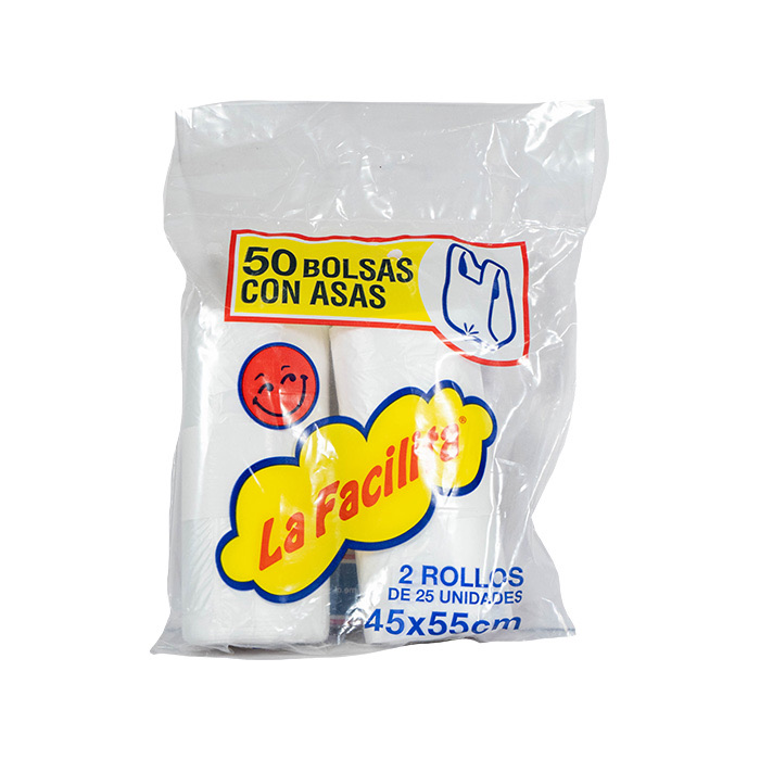 Bolsa con Asa Facilita 45x55cm 50 un