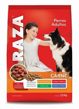 Alimento Raza Perro Carne 1.5 kgs.