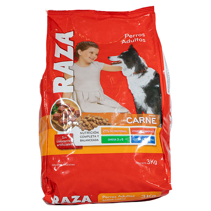 Alimento Raza Perro Carne 3 kg