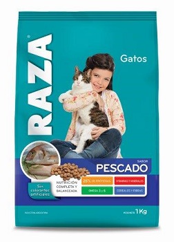 Alimento Raza Gato Pescado 1 kg