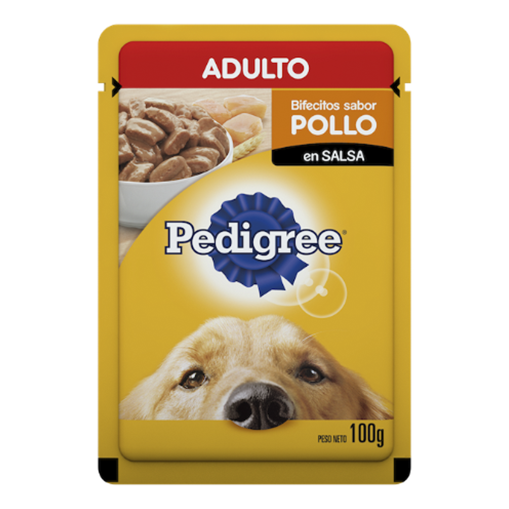 Alimento Pedigree Adulto Pollo 100 grs.