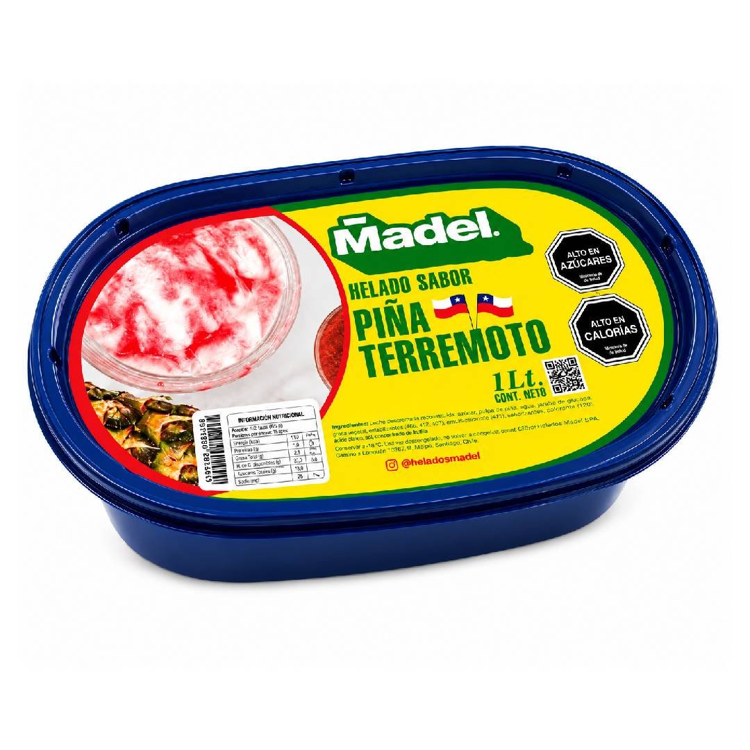 Cassata Madel Azul Piña Terremoto 1 L
