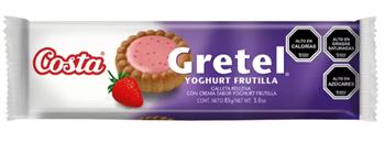 Galleta Gretel Yoghurt Frutilla 85 grs.