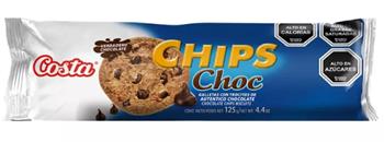 Galletas Costa Chips Chocolate 125 grs.