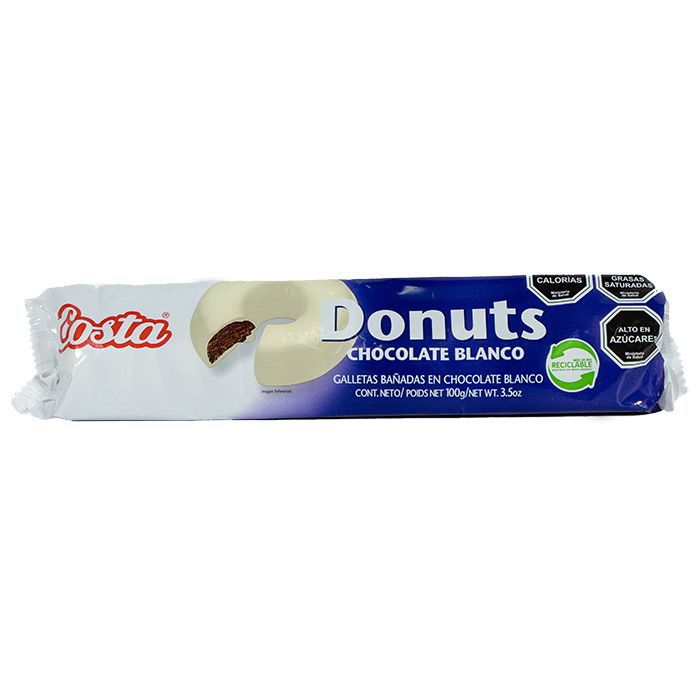 Galletas Donuts Blanco 100 grs.