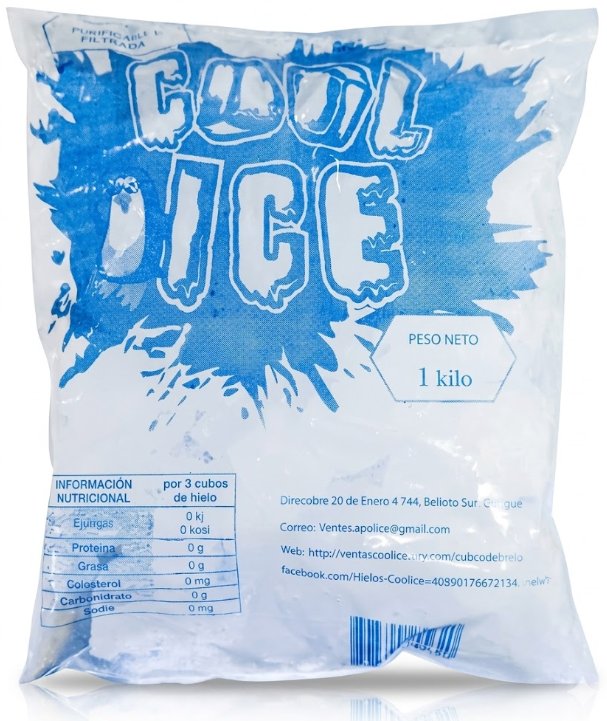 Hielo Cool Ice Bolsa 1 kg