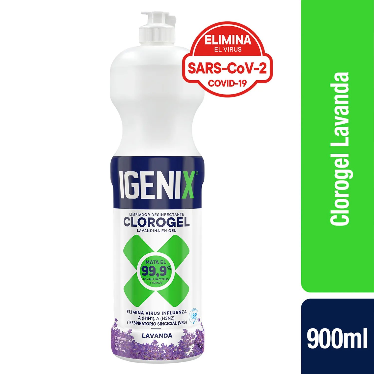 Clorogel Igenix Lavanda 900 ml