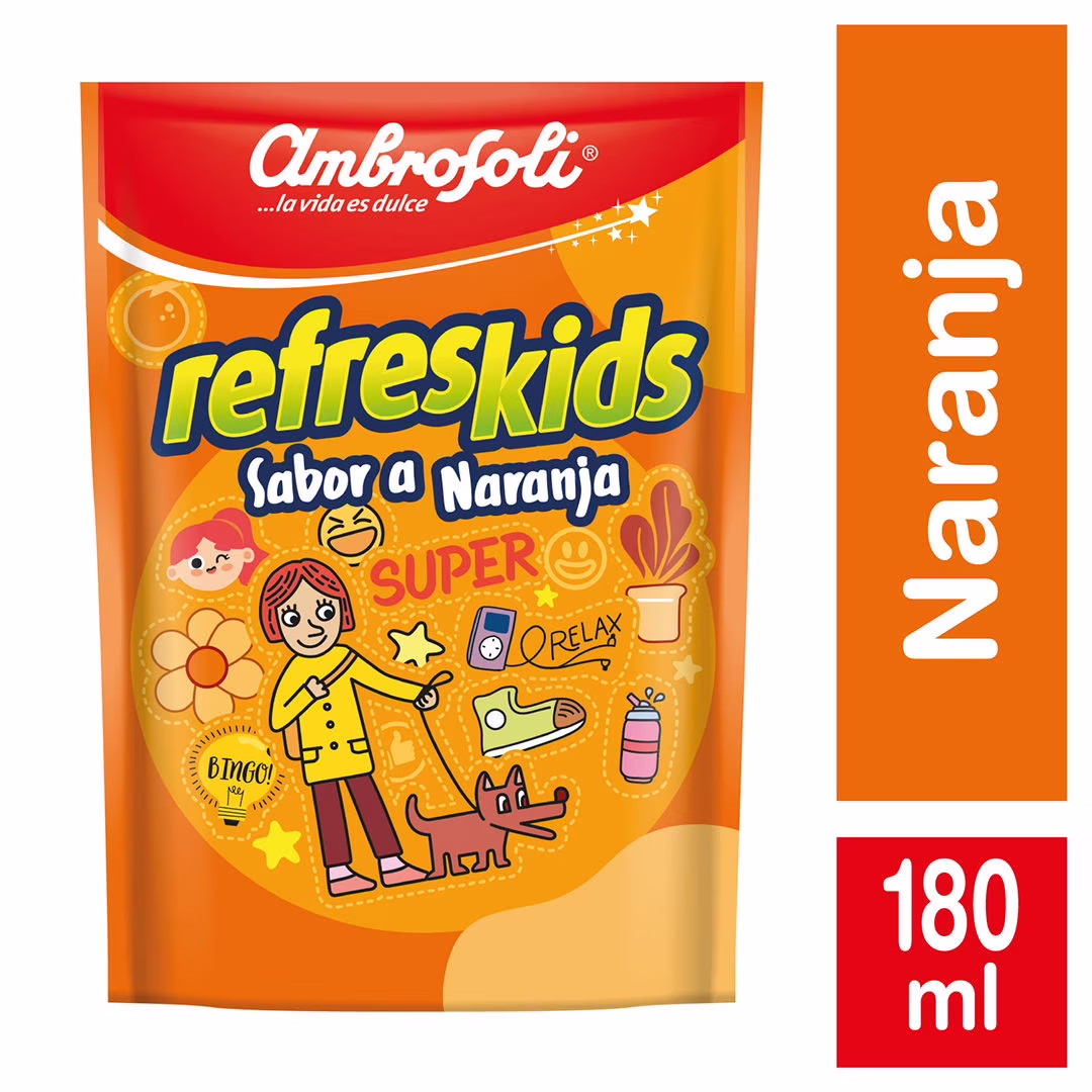 Refreskids Ambrosoli Naranja 180 ml