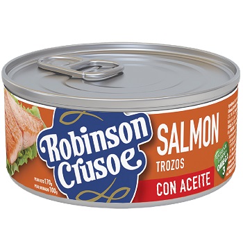 Salmón Trozo Aceite 170 grs.