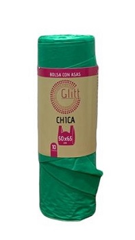 Bolsa Glitt C con Asa 65 10 unidades.