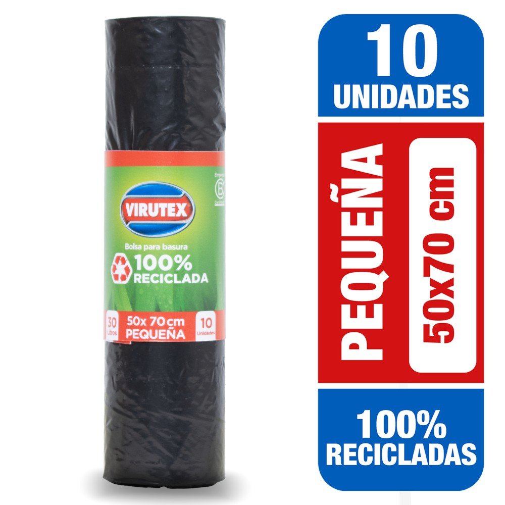 Virutex Bolsa de Basura 70 10 unidades.