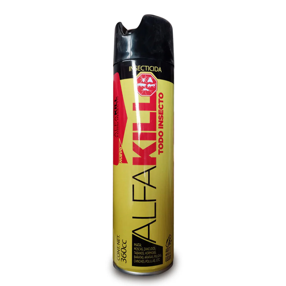Insecticida Alfakill Mata Todo Insectos 360 ml