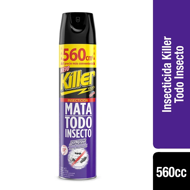 Insecticida Killer Mata Todo Insectos 560 ml
