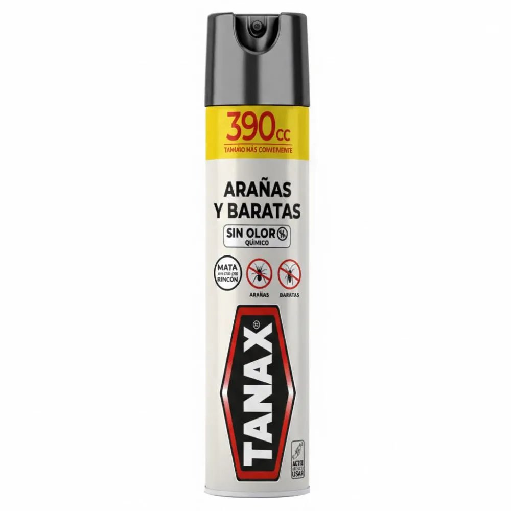 Insecticida Tanax Arañas y Baratas sin Olor 390 ml