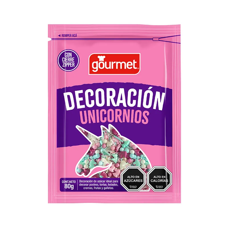 Decoración Gourmet Unicornio 80 grs.