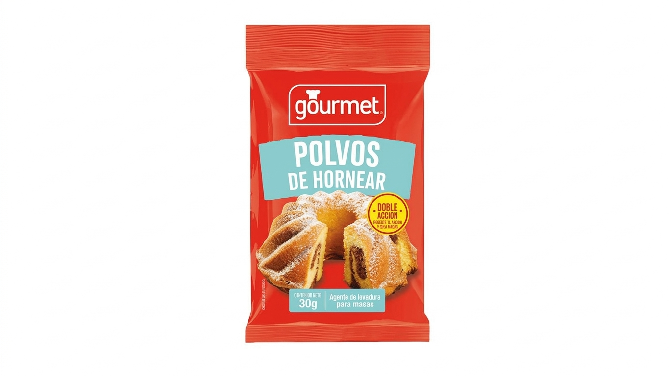 Polvos Hornear Gourmet 30 grs.