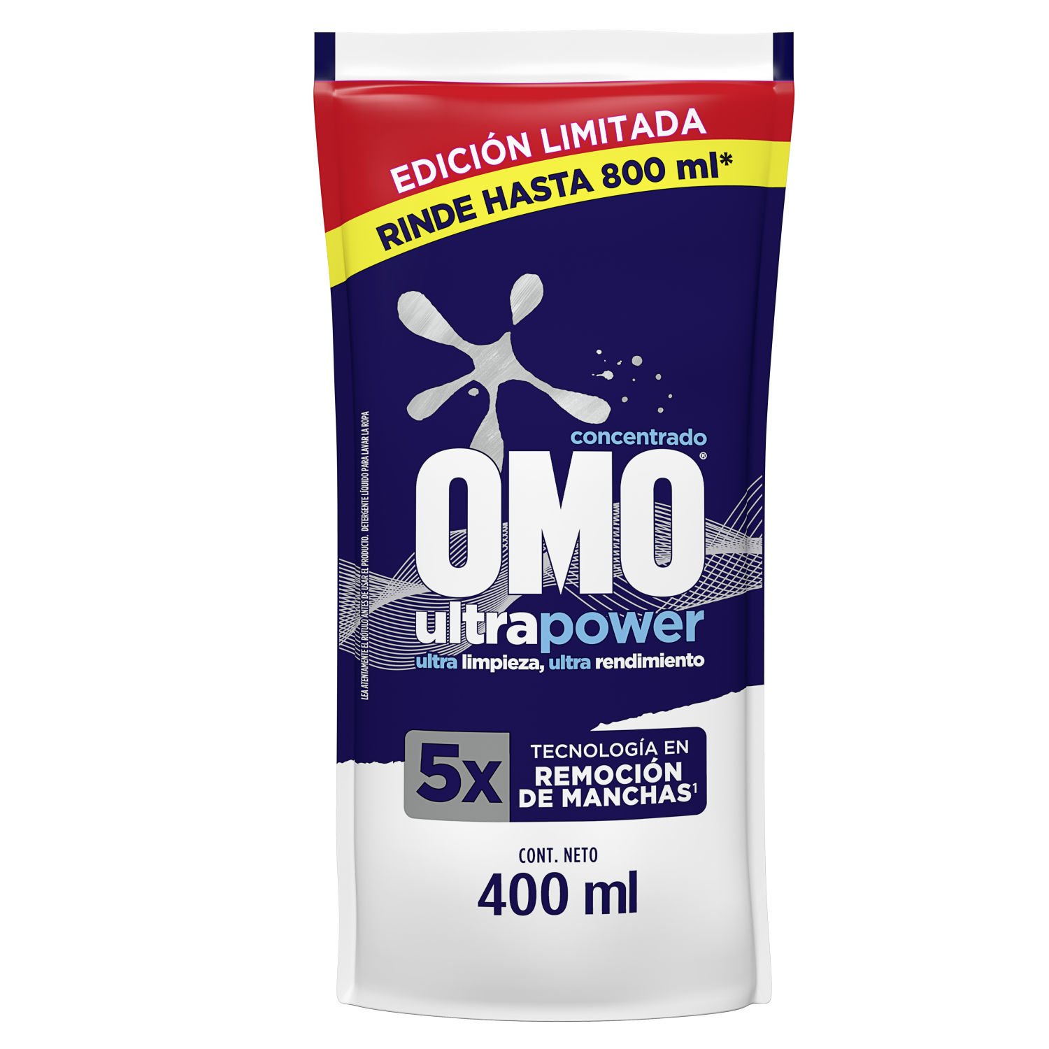 Omo Líquido Ultra Power 400ml Doypack