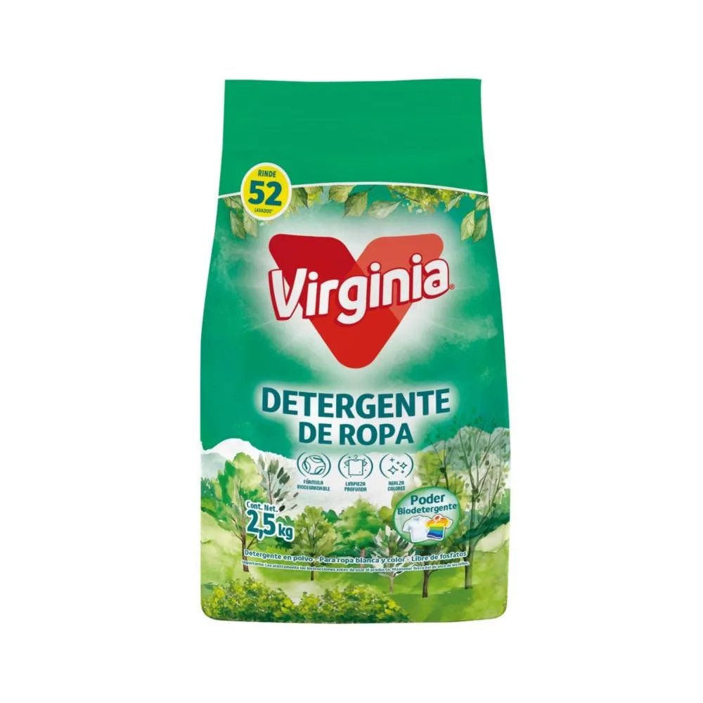Detergente Floral Virginia 2.5 kgs.