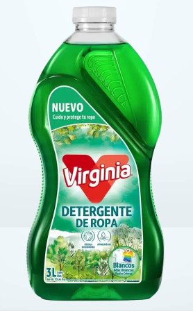 Detergente Virginia Líquido 450 ml.