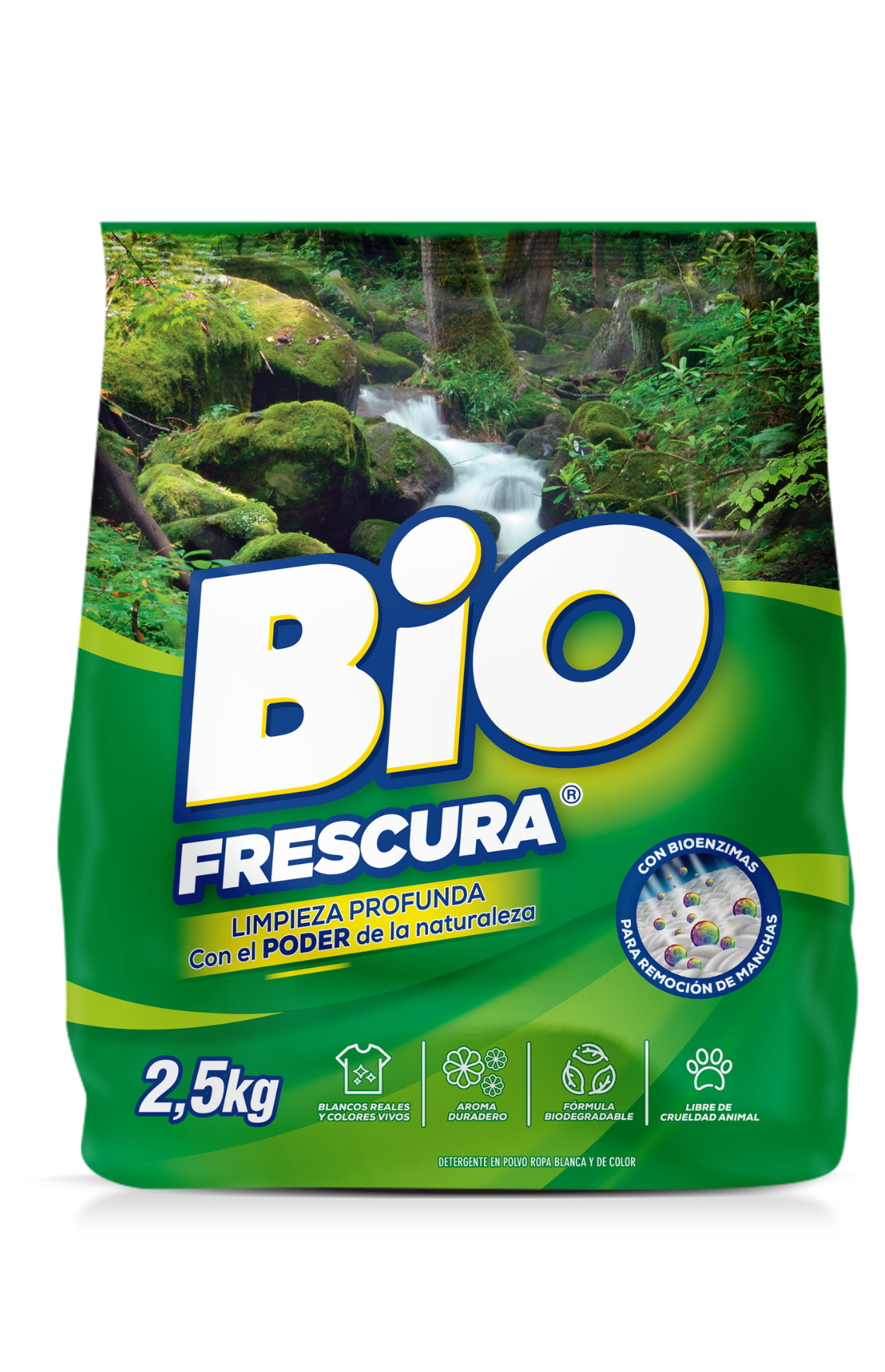 Detergente Bio Frescura Biofres Bosque Nativo 2.5 kg