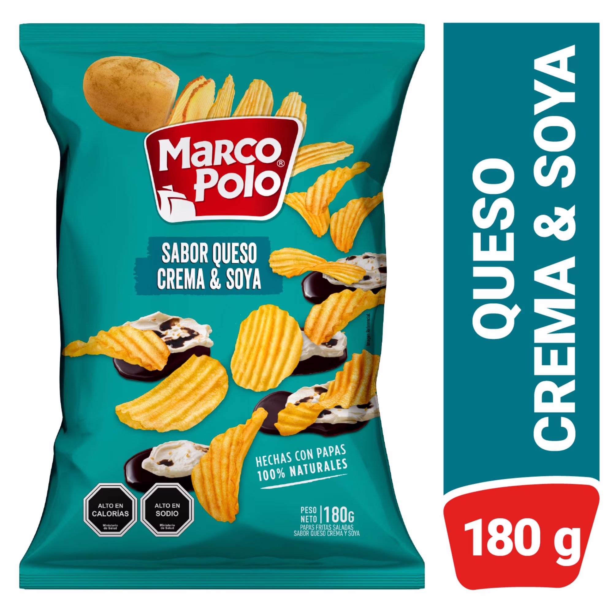 Papa Marco Polo Queso Crema 180 grs.