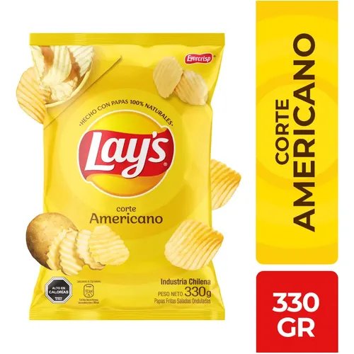Papa Lays Americano 330 grs.