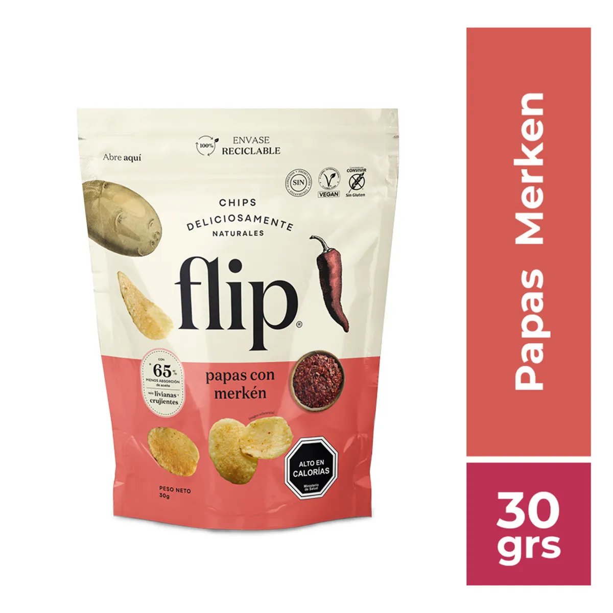 Papa Frita Flip Merken 30 grs.