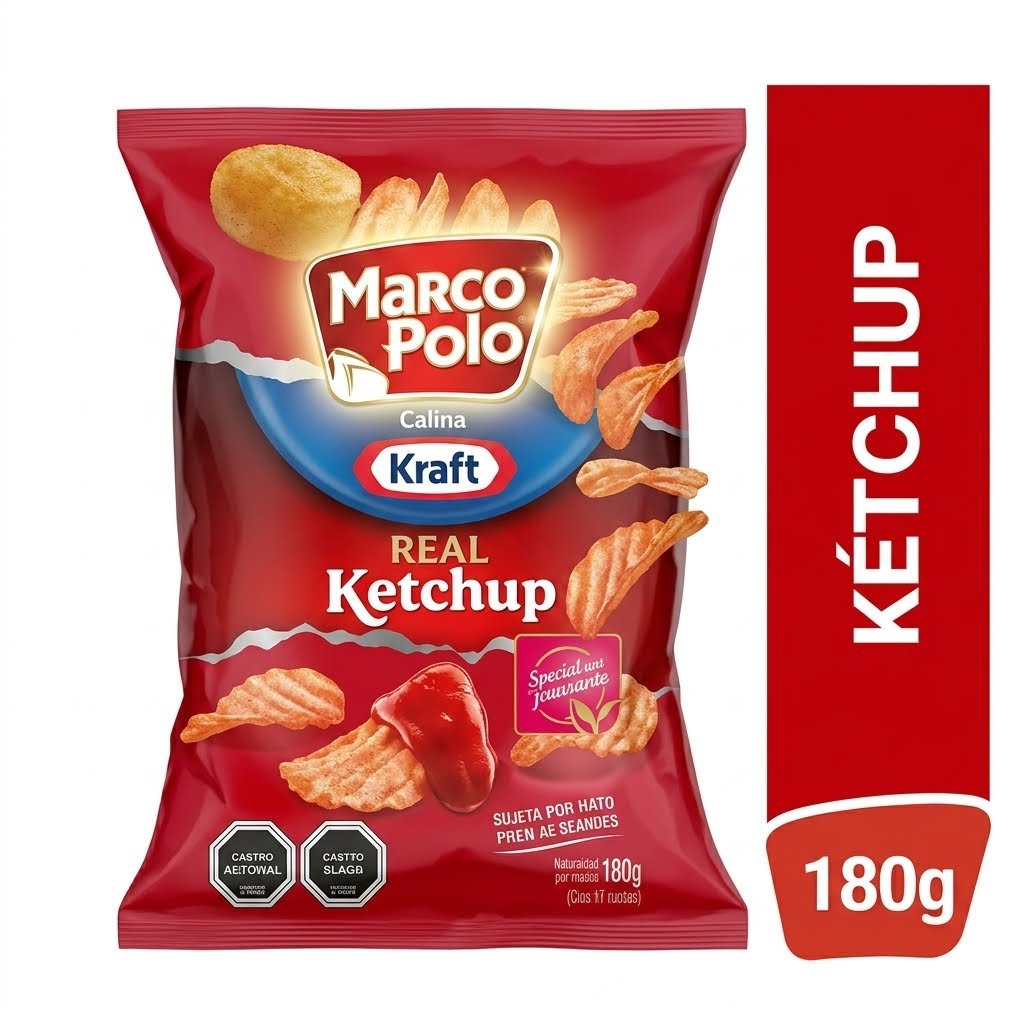 Papas Fritas Marco Polo Corte Americano Ketchup 180 g