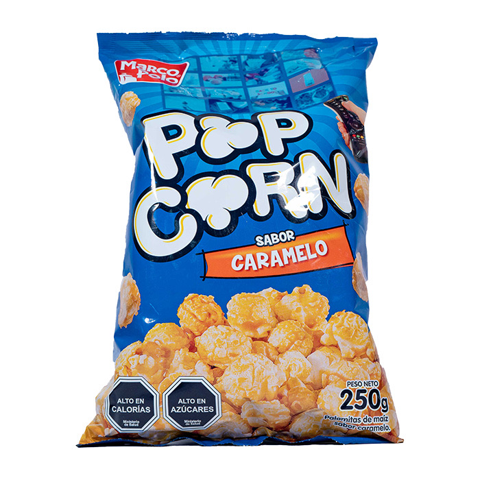 Pop Corn Caramelo Marco Polo 250 g