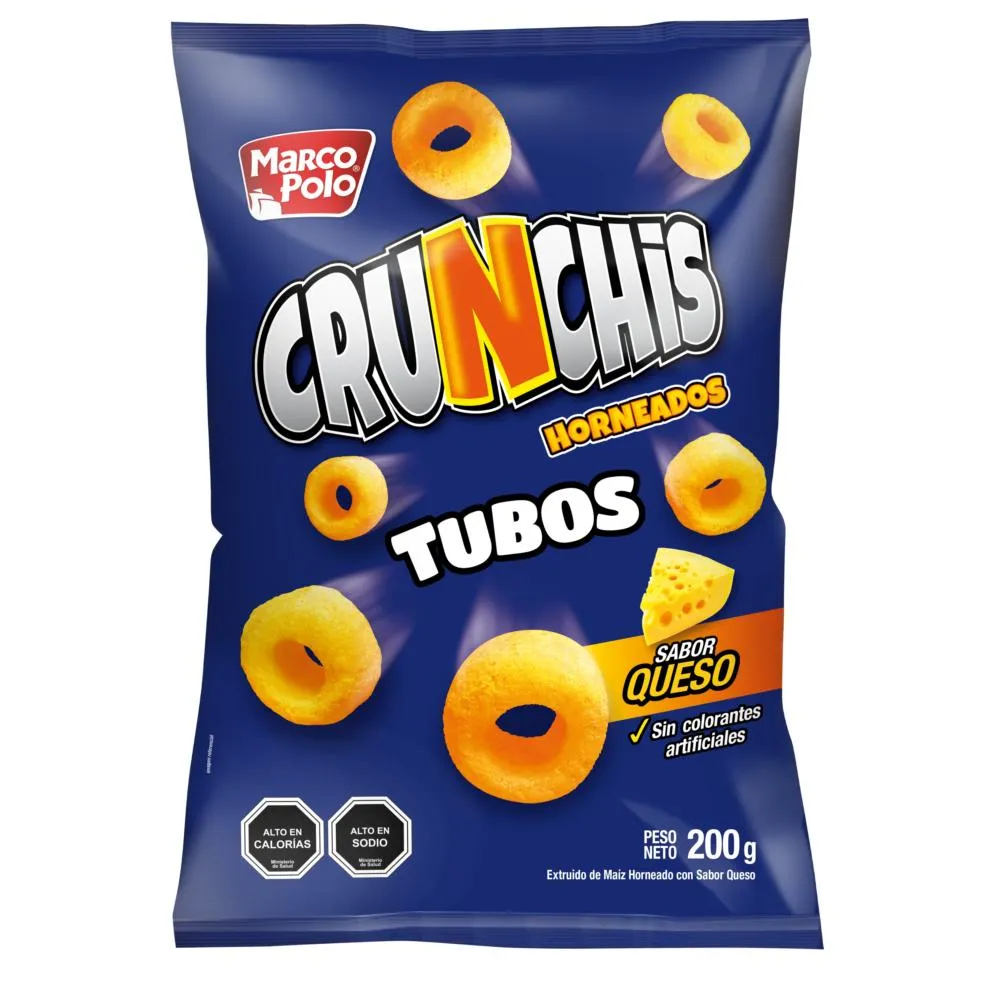 Crunchis Marcopolo Tubos 200 grs.