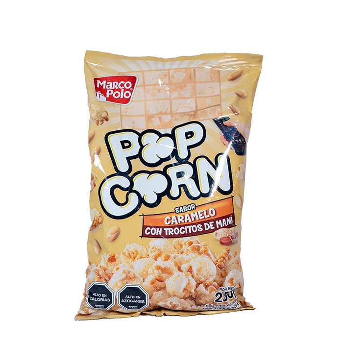 Pop Marco Polo Corn Caramelo Maní 250 g