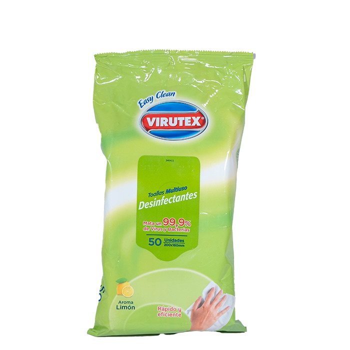 Toalla Multiuso Desinfectante Virutex 50 un