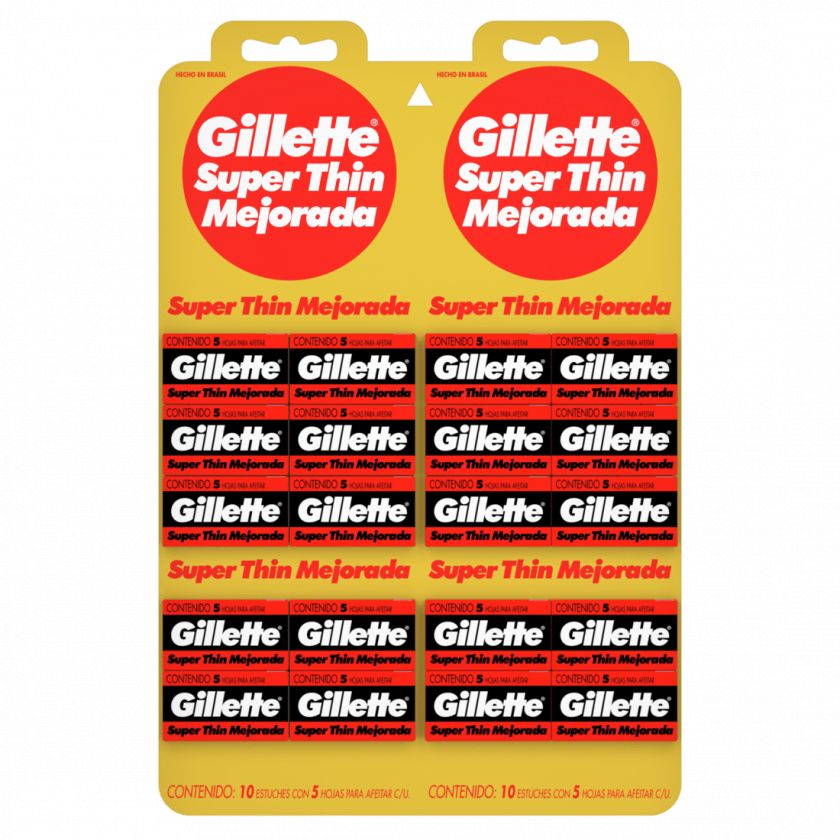 Hoja Afeitar Gillette 20 unidades.