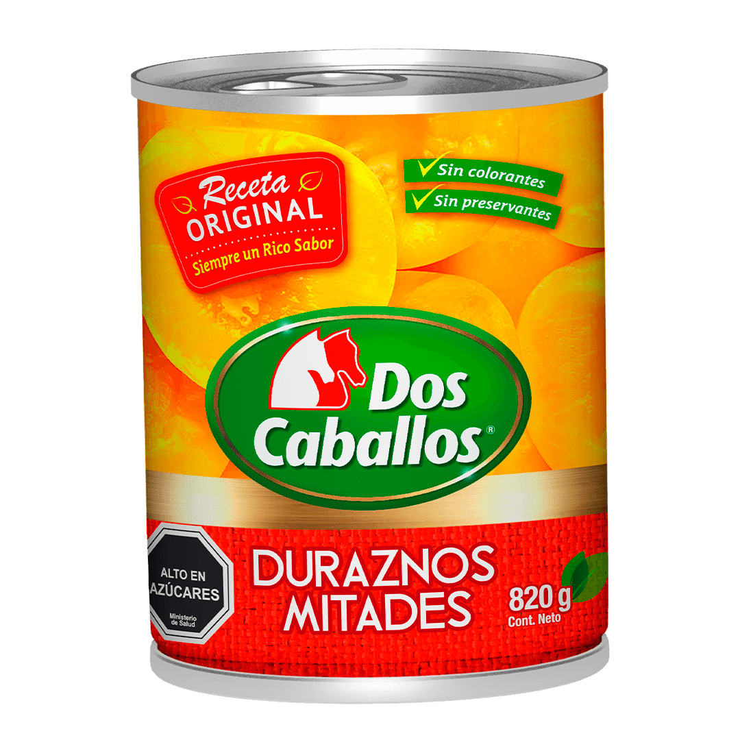 Durazno 2 Caballos Mitades 820 grs.