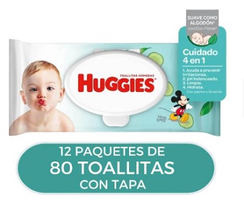 Toallas Húmedas Huggies 80 un