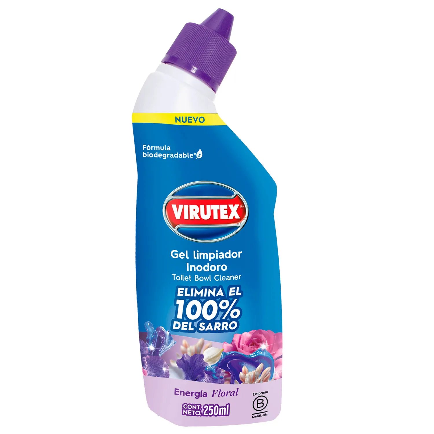 Limpiador Virutex Gel Inodoro Floral 250 ml