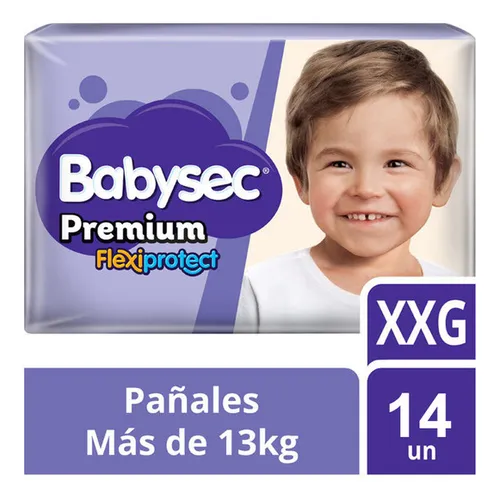 Pañal Babysec Premium Xxg 14 un