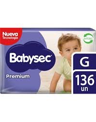 Pañal Babysec Prem. G 18 unidades.