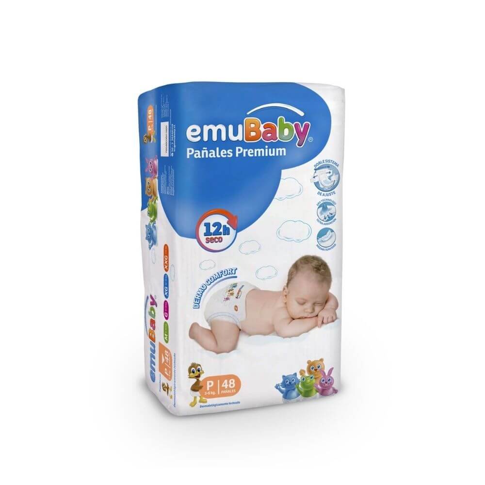 Pañal Emubaby Confo. P 20 unidades.