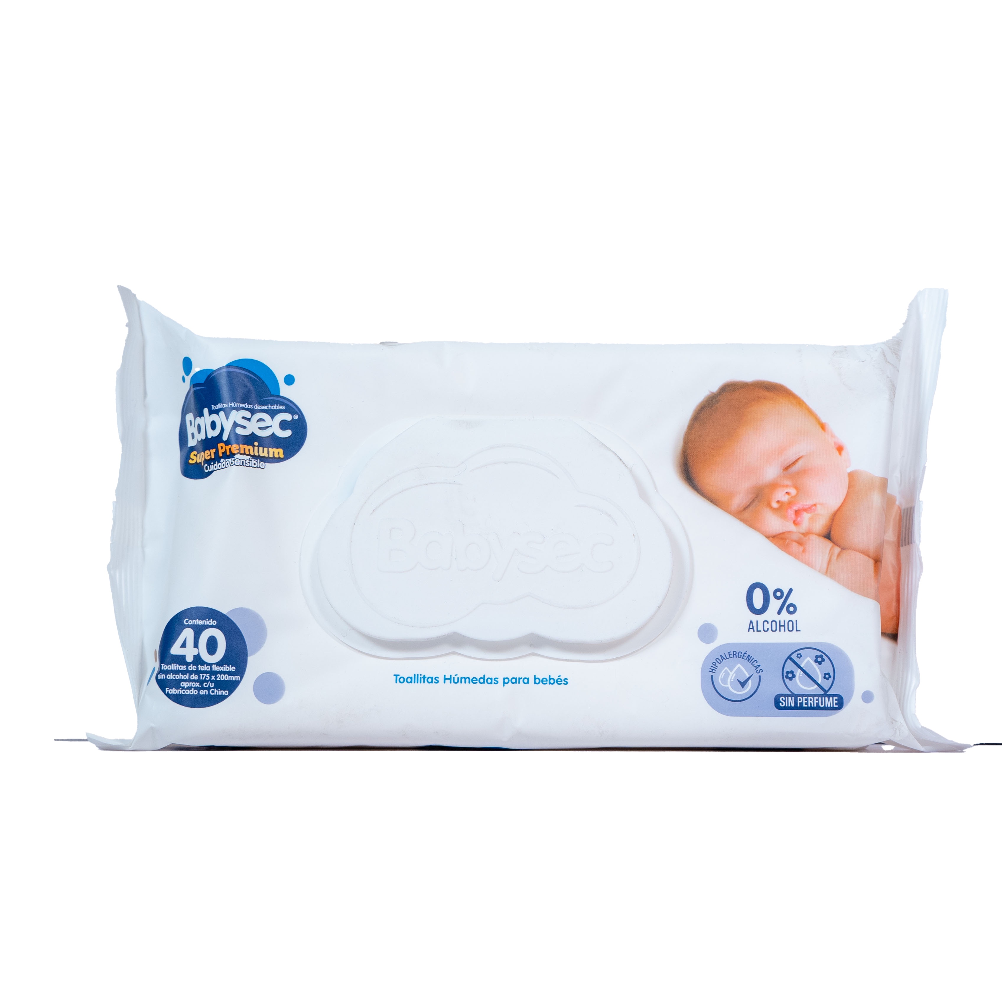 Toallas Húmedas Babysec Premium 40Undiades