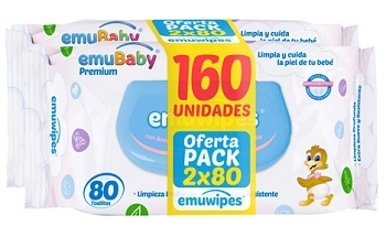 Toallas Húmedas Emulec Premium 80 unidades.